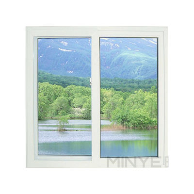 Diseño de arco moderno As2047 Ventanas de doble acristalamiento con ventanas corredizas de PVC para casas de energía