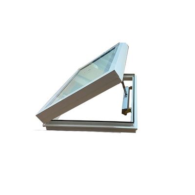 Swing estilo abierto de aluminio eléctrico de techo ventana claraboya para la estética blanca