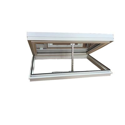 Swing estilo abierto de aluminio eléctrico de techo ventana claraboya para la estética blanca