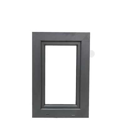 Profile de espesor de 2,5 mm de PVC Casement Ventanas con vidrio de impacto de huracán