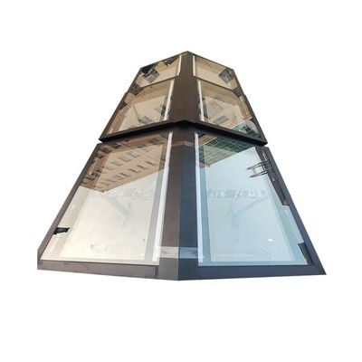 Vidrio templado simple/doble luz eléctrica para ventanas de cielo abierto techo ventana para el hospital