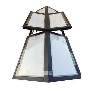 Vidrio templado simple/doble luz eléctrica para ventanas de cielo abierto techo ventana para el hospital