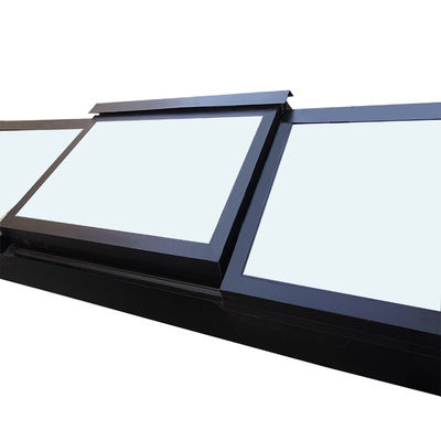 Color de perfil opcional Diseño de mediados de siglo Perfil de aluminio Techo superior Ventana de claraboya de vidrio