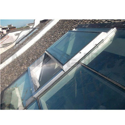 Perfil de aluminio estándar acabado de diseño fijo de techo de vidrio para diseño moderno