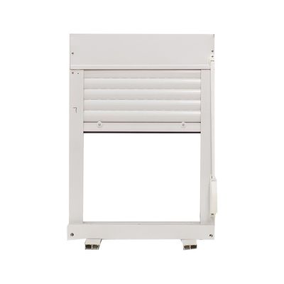 Ventana de persiana de plantación de rodillos de aluminio con ahorro de energía y luz ajustable