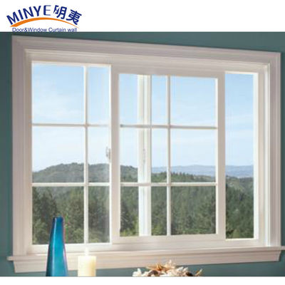 Material de malla de pantalla de fibra de vidrio y ventana corredera UPVC de acero plástico personalizable