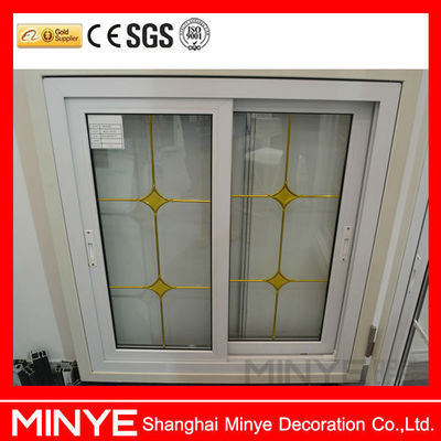 Material de malla de pantalla de fibra de vidrio y ventana corredera UPVC de acero plástico personalizable