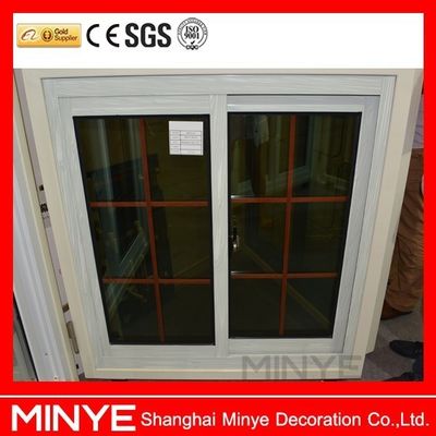 Material de malla de pantalla de fibra de vidrio y ventana corredera UPVC de acero plástico personalizable