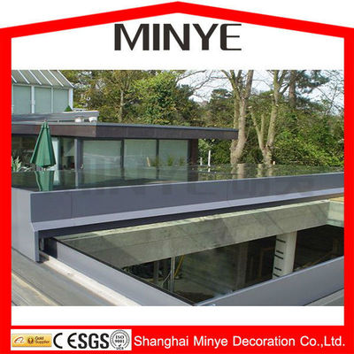 Modern Design Aluminio Ventana de la sala de sol con vidrio de doble acristalamiento doblemente templado Lowe