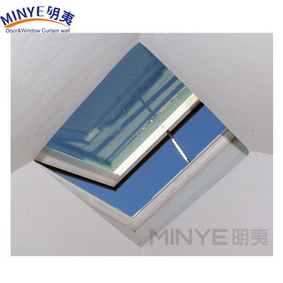 Ventilación de techo de aluminio con ventanilla con estilo abierto y pantalla de fibra de vidrio
