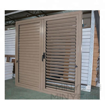 1.4mm espesor del perfil de aluminio ventanas de laustro para requisitos de tamaño personalizado