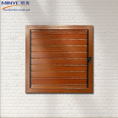 Diseño moderno colores personalizados de madera de color de aluminio