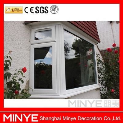 Ventanas de vinilo con doble acristalamiento de doble acristalamiento de PVC para viviendas