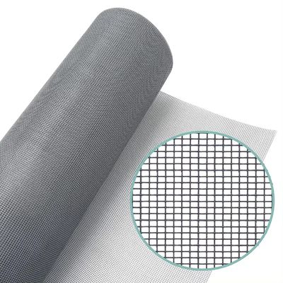 Cortina de fibra de vidrio negra para mantener fuera a los mosquitos y permitir el flujo de aire