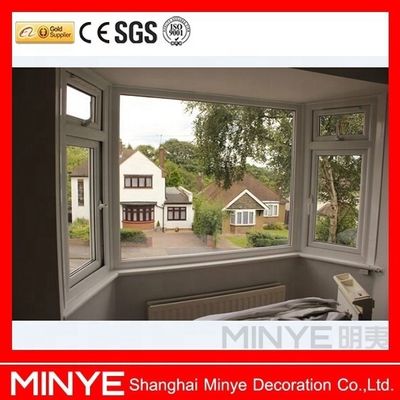 Ventanas de vinilo con doble acristalamiento de doble acristalamiento de PVC para viviendas