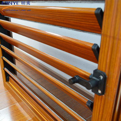 Diseño moderno colores personalizados de madera de color de aluminio