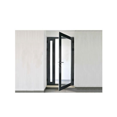 Ventanas y puertas de aluminio con vidrio con recubrimiento en polvo y superficie terminada