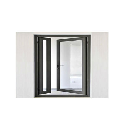 Ventanas y puertas de aluminio con vidrio con recubrimiento en polvo y superficie terminada