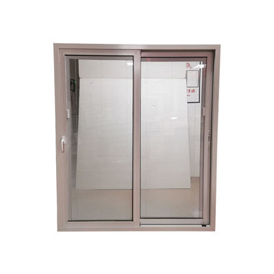 Revestimiento de potencia Puerta de vidrio de deslizamiento semiautomática con rueda para la satisfacción del cliente