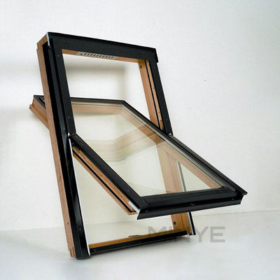 Ventana de aluminio con claraboya/techo en tramo Ventanas de vidrio simple/doble/triple