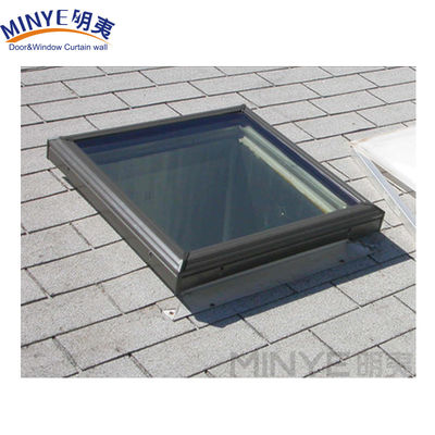 3.0mm CE Aluminio revestimiento de perfil de madera moderno doble acristalado claraboya para el apartamento
