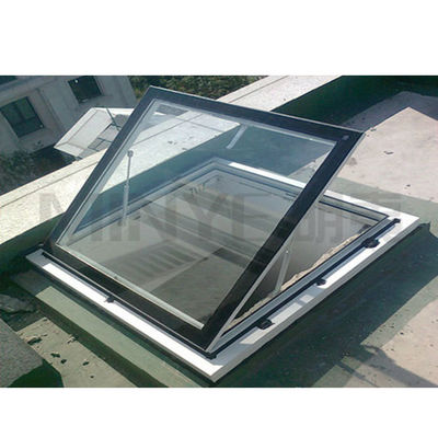 3.0mm CE Aluminio revestimiento de perfil de madera moderno doble acristalado claraboya para el apartamento