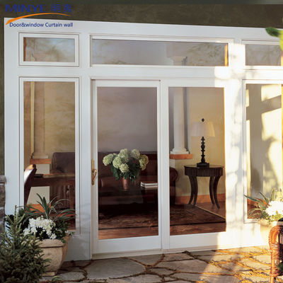Puerta de cristal frontales de cristal francés con luz lateral exterior