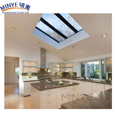 Venta china marcos de ventanas de aluminio duradero para el cielo abierto del patio de la casa americana