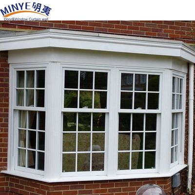 Ventanas de jardín de perfil UPVC de vidrio doble acristalado para dentro del presupuesto