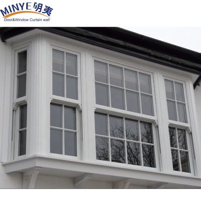 Ventanas de jardín de perfil UPVC de vidrio doble acristalado para dentro del presupuesto