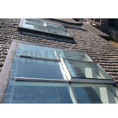 Casas de techo de vidrio de aleación de aluminio con claraboya/ventana abierta a prueba de sonido de 30-40 dB