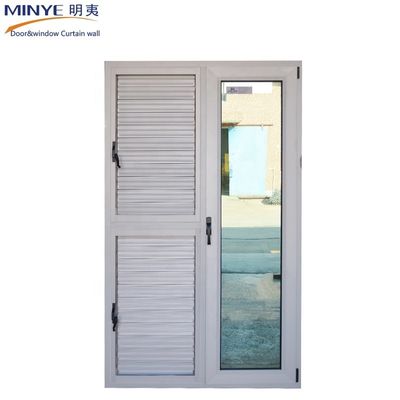 Persianas triangulares personalizables con puerta de perfil de aluminio de Shanghai