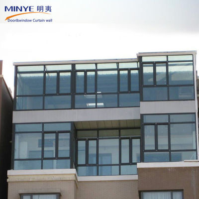 Diseño razonable de aleación de aluminio 6063-T5 de vidrio de estilo solar para casas residenciales