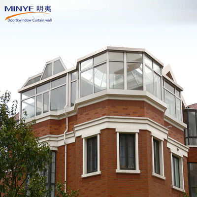 Diseño razonable de aleación de aluminio 6063-T5 de vidrio de estilo solar para casas residenciales