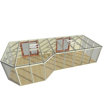 HOUSES de lujo prefabricadas con marco de aluminio y vidrio aislado Lowe