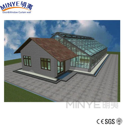 HOUSES de lujo prefabricadas con marco de aluminio y vidrio aislado Lowe