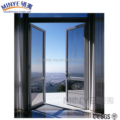Puerta de revestimiento de plástico de diseño moderno para puerta de UPVC en material plástico