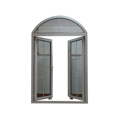 Tamaño personalizado Arco Interior Puerta de baño de acero inoxidable con vidrio de templado