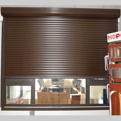 Diseño eléctrico de aleación de aluminio chino puerta de garaje de rodillo de puerta de persiana