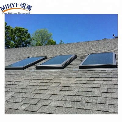 1.4mm espesor del perfil impermeable control remoto de aluminio techo ventanas Fuerte y duradero