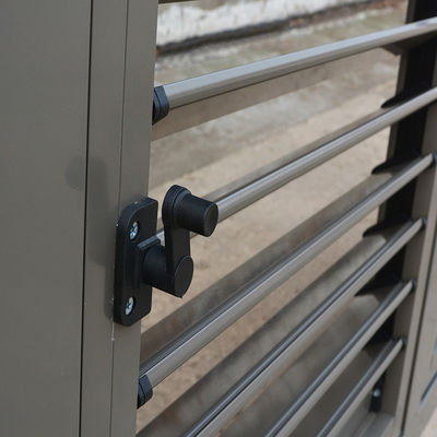 Perfil de PVC de aluminio de seguridad interior persiana de ventana huracán de impacto Casement de ventanas