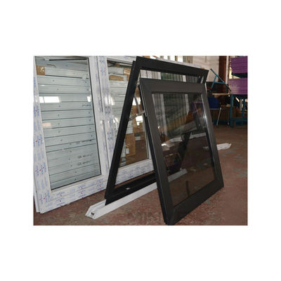Ventanas y puertas de vinilo americano de color blanco asequible con material de marco de plástico