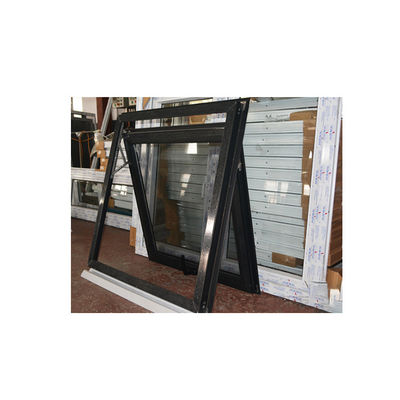 Ventanas y puertas de vinilo americano de color blanco asequible con material de marco de plástico