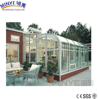 Sala de sol de vidrio simple/laminado/temperado/bajo-E/claro/tintado/triple para jardín de invierno
