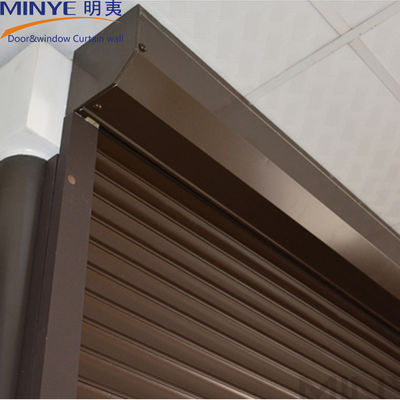 Solución de sombreado comercial Puertas de rollo de aluminio Puertas de persiana para espacios de sala de estar