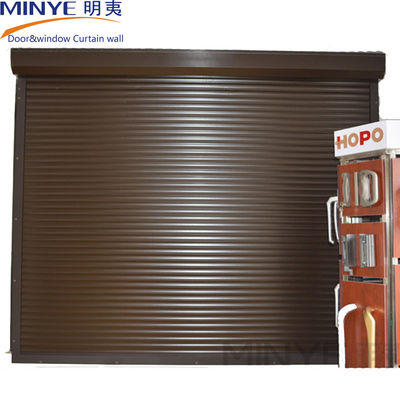 Solución de sombreado comercial Puertas de rollo de aluminio Puertas de persiana para espacios de sala de estar