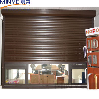 Solución de sombreado comercial Puertas de rollo de aluminio Puertas de persiana para espacios de sala de estar