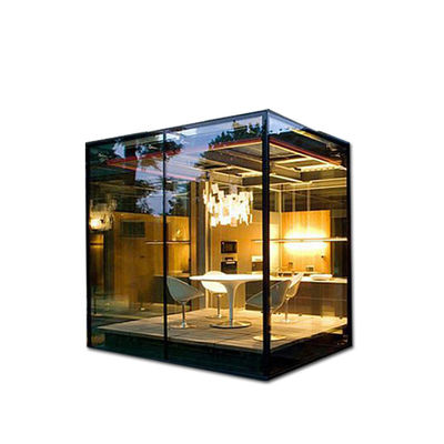 Salas de vidrio aisladas con techo triangular y reducción de ruido mejorada de 30-40DB