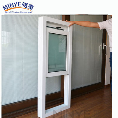 Diseño de estilo abierto vertical Ventanas de baño con espesor de perfil de 2,5 mm
