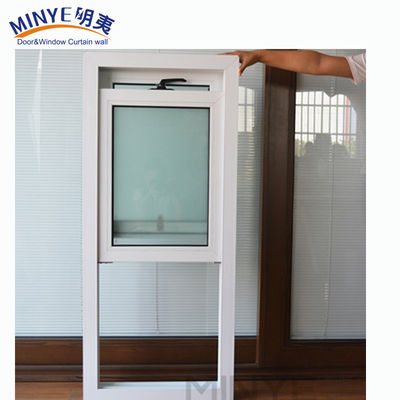 Diseño de estilo abierto vertical Ventanas de baño con espesor de perfil de 2,5 mm